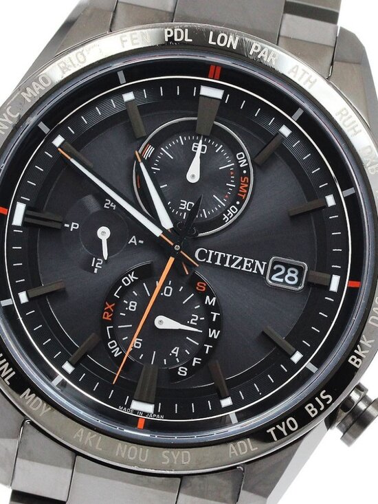 CITIZEN Actline Black Titanium H800-T025871/AT8185-62E Eco  CITIZEN Actline Black Titanium H800-T025871/AT8185-62E Eco Drive SPR Mens_939790